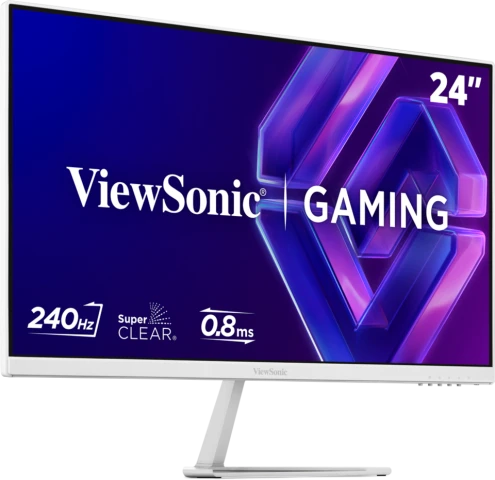 【ほぼ未使用】ViewSonic 23.8型240Hz IPSモニター ホワイト VX24G30-W 24